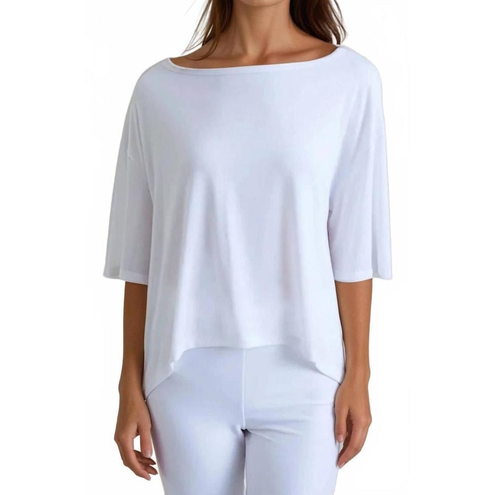 NEW BUKI como crew t-shirt in white